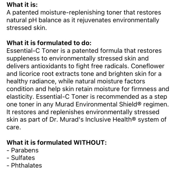 Murad vitamin c toner - Picture 2 of 2